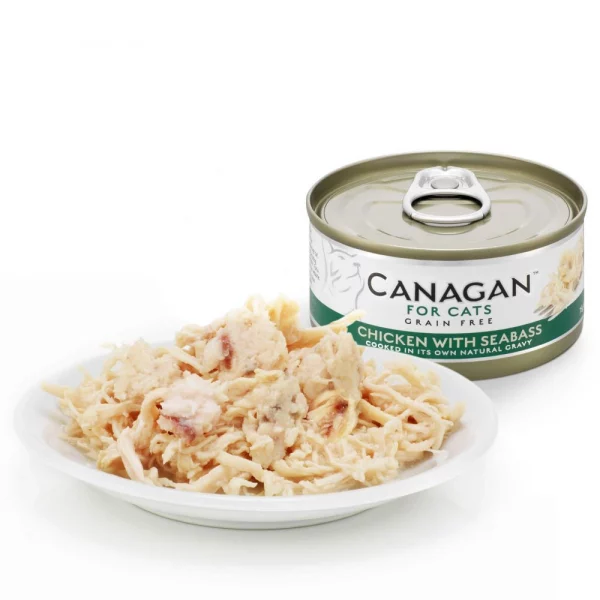 Canagan Lata para gatos de Pollo con lubina 75g