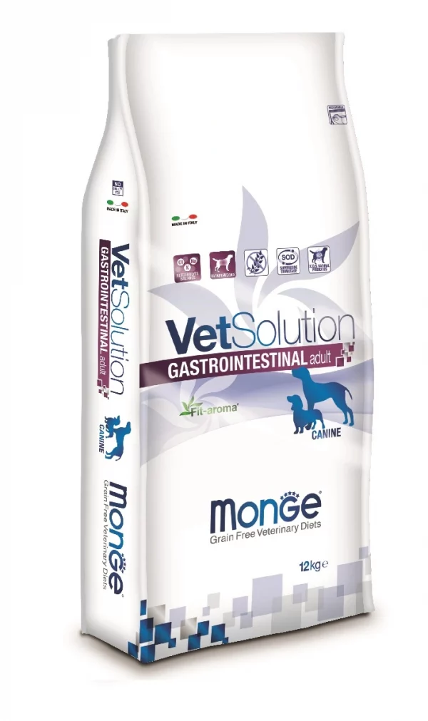 Bolsa Monge VetSolution CANINE GASTROINTESTINAL 12kg